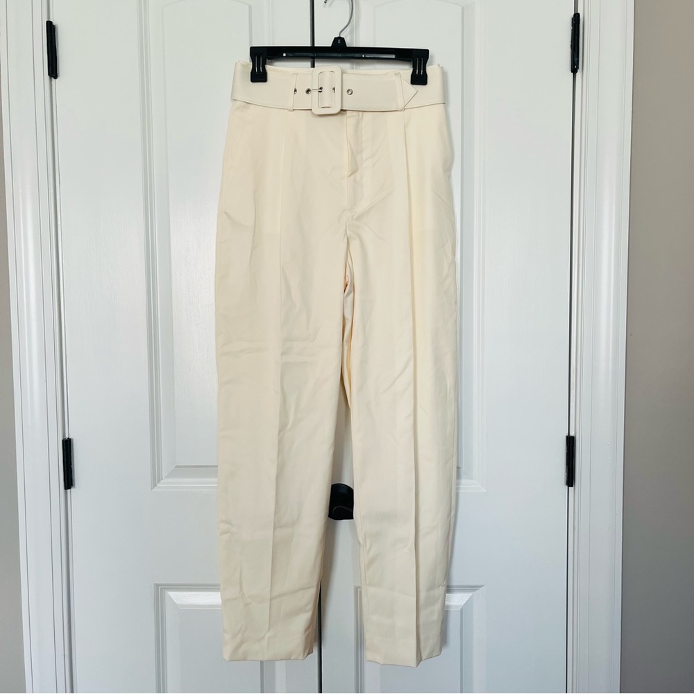 Antonio Melani size 4 Auburn Pant in Cream NEW WITH TAGS